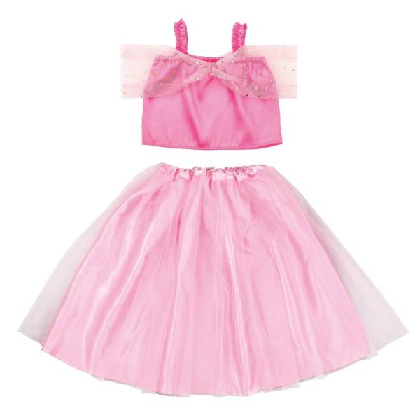 キッズコスプレ衣装 プリンセスドレス オーロラピンク