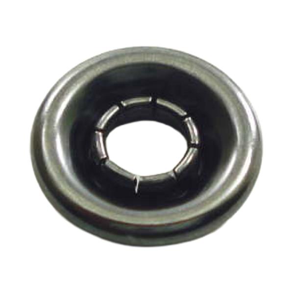 【カネエム製】 アメリカンホック 金属スナップボタンパーツ バネ 10mm ブラックニッケル 【30個】