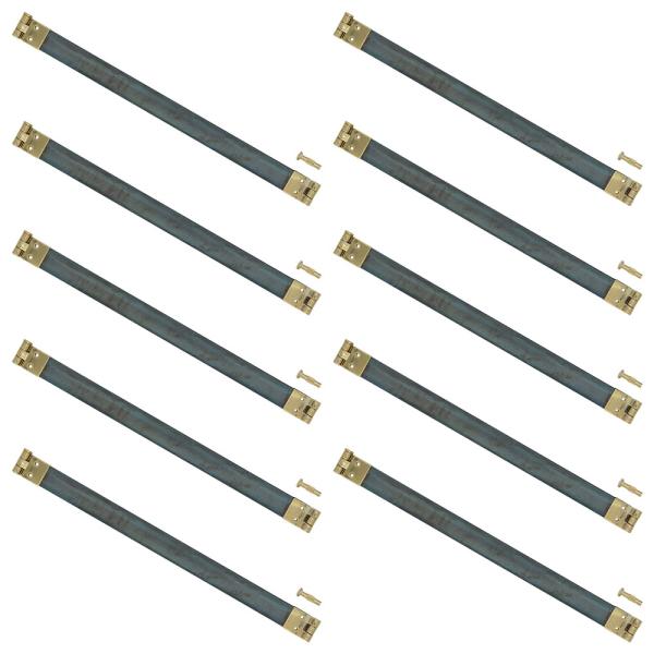 日本製 バネ口金 15cm×1cm幅 ゴールド【10本入り】サイフバネ パクパクポーチ