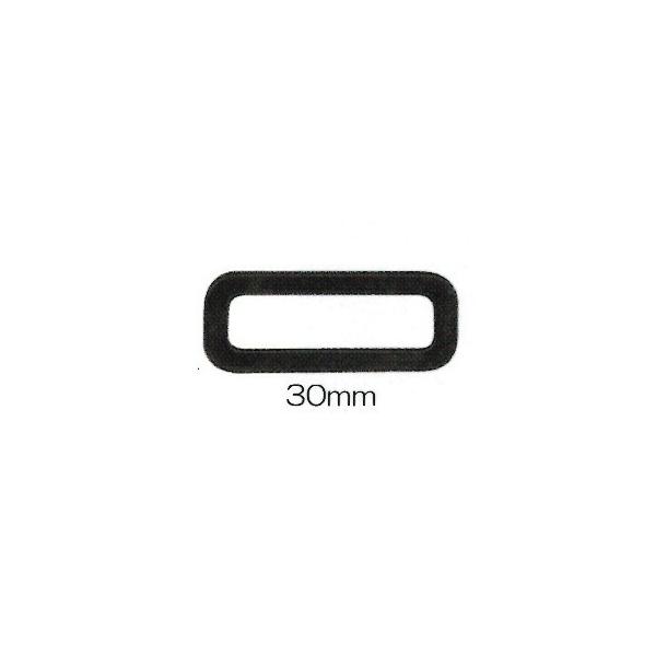 メール便OK  『日本製 プラスチック角カン 30mm』　9色展開　2個入り