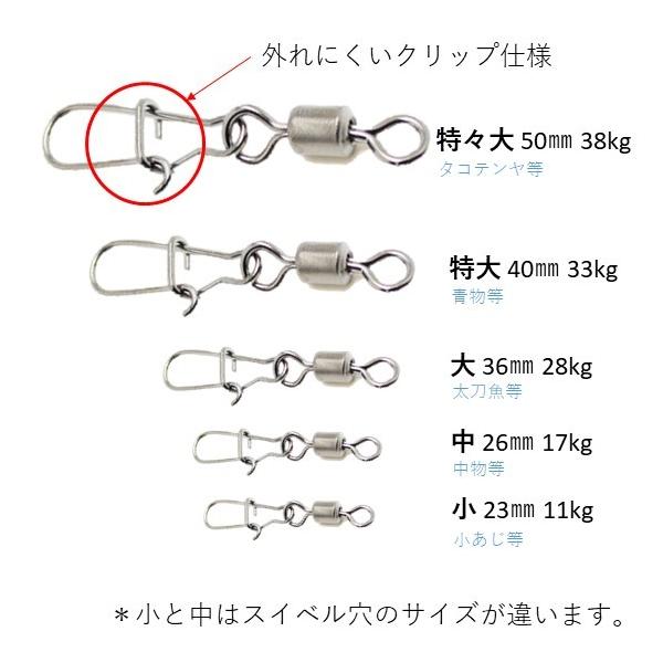 各種フック、各種サルカンのセット