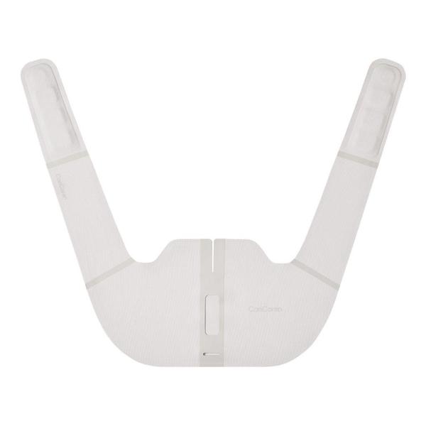 コリコランワイドは、肩にかけるだけの高周波治療器12個の高周波デバイスがコリのポイントにフィットして、コリの原因である血行を促進