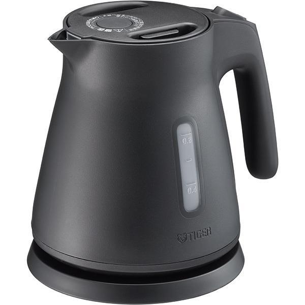 『未使用』Tiger タイガー  PCK-A080 KM わく子 マットブラック タイガー（TIGER） 電気ポット・電気ケトル QUICK&SAFE+ PCS-A080-K