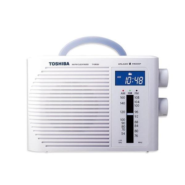 AM/FM、ワイドFMに対応する、目覚まし機能付きラジオ防水仕様（JIS IPX4等級相当）で、お風呂やキッチン、アウトドアでも使用できる