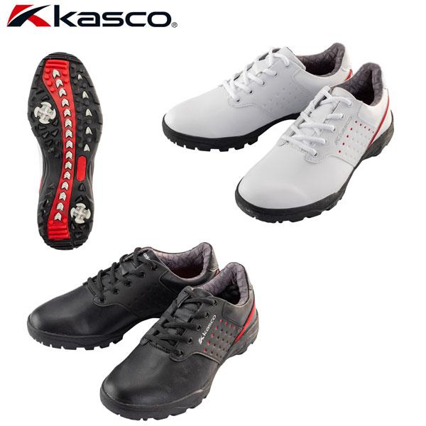 どんなウェアにもコーディネートしやすいソフトスパイクレス。シンプルなデザインに赤のラインがアクセント。KMSL-2365（５０２８４）カラー ホワイト、ブラックサイズ・ワイズ 25.0〜27.5cm　・　３Ｅ素材 アッパー：合成皮革　ソール...