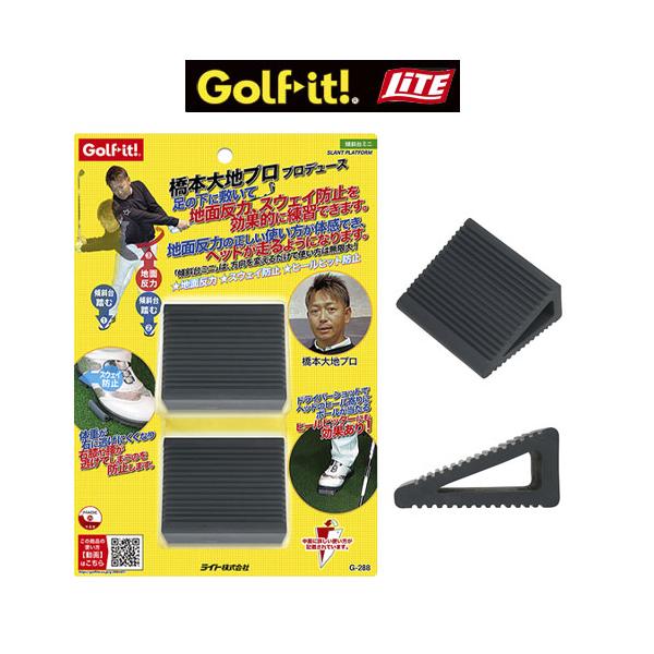 ライト 傾斜台ミニ 2個入り G-288 スイング練習器具 LITE GOLF-IT