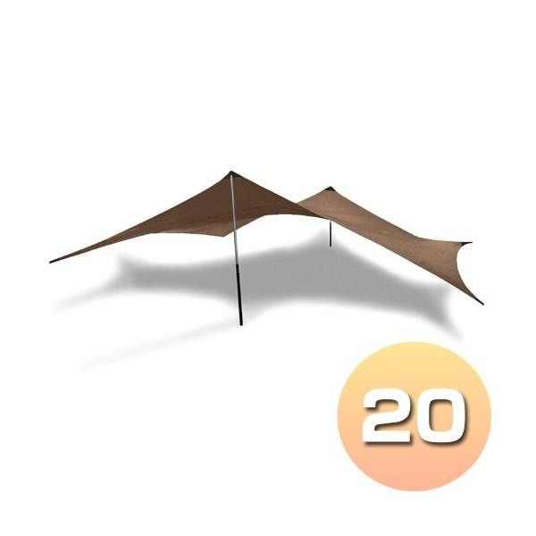 HILLEBERG ヒルバーグ Tarp 20 UL Sand : ウィンズ - 通販