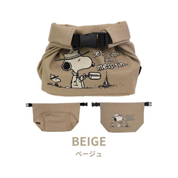 DUCKNOT ダックノット スヌーピー　メスティンバックルケース ベージュ