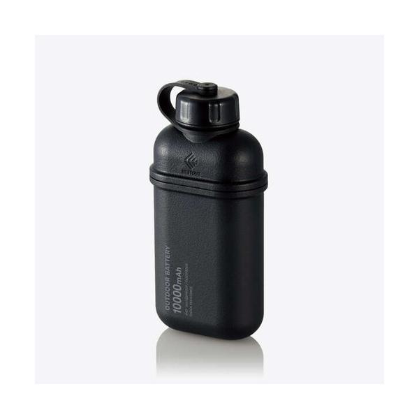 エレコム モバイルバッテリー NESTOUT 10000mAh/20W/C×1＋A×1 Type-C 1ポート USB-A 1ポート ネストアウト アウトドア ブラック┃DE-NEST-10000BK
