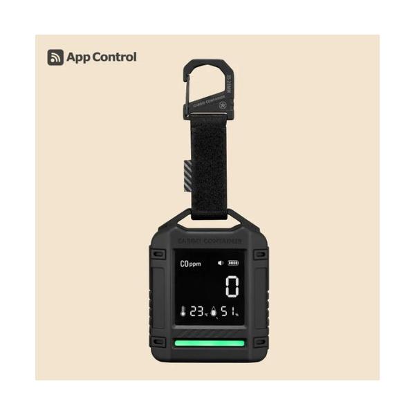 高精度センサーとデジタル表示が連動し、危険なCO上昇を即座に可視化。テント内でも状況をひと目で把握できる