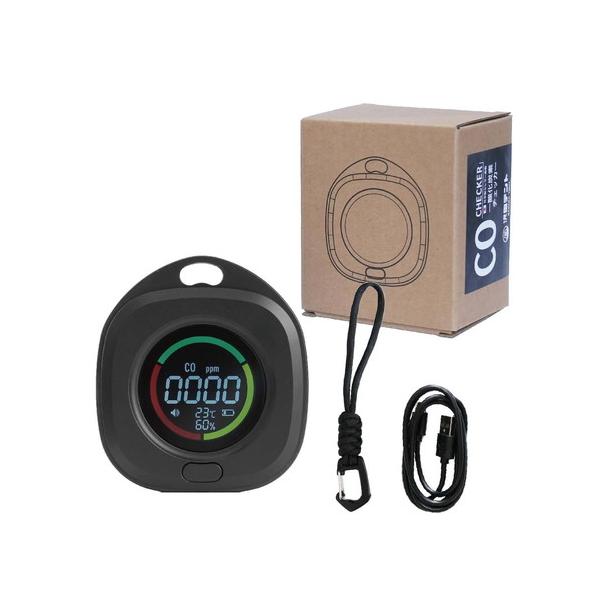 ●日本製センサー搭載で新登場！ デザイン性と機能性を備えた万能 一酸化炭素チェッカー！  ●秋冬キャンプ・車中泊・災害時の必須アイテム！ 一酸化炭素濃度を数値＆アラームでお知らせ。  【商品のポイント】 ・高性能日本製センサー搭載（根本特殊...