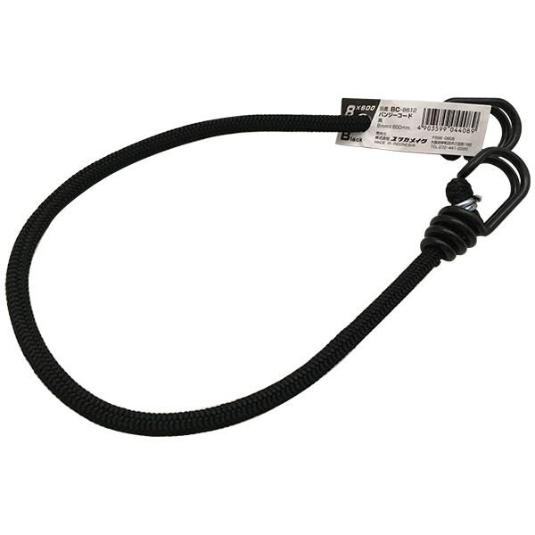 【特長】●両端にひっかけ金具が付いた丸ゴムロープ【用途】●キャリーカートや自転車などの荷物の固定として原産国:インドネシア材質:天然ゴム・ポリエステル色:ブラック先端部分:8mm幅用金具(両先端)