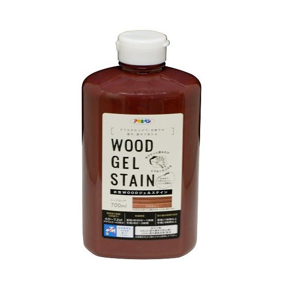 他サイト： ステイン塗料 水性WOODジェルステイン 700ml マホガニー アサヒペン ウッドステイン ステイン 水性 木材塗料 水性塗料 ウッドデッキ 塗料 防腐剤 木材の商品画像