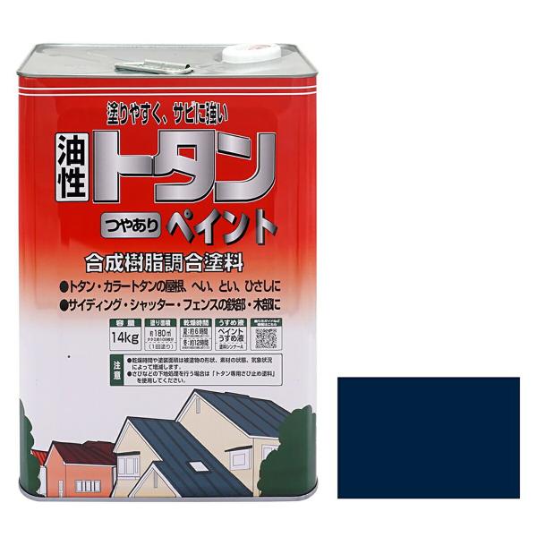 ニッペホームオンライン 塗料 トタンつやありペイント ナスコン 14kg 