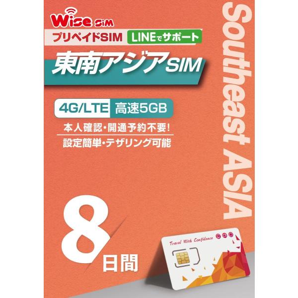 ■SIMカード有効期限：2026年9月30日まで。−−−−−−−−−−−−−−本商品は名義認証は不要で利用可能です。−−−−−−−−−−−−−−【アジア5ヶ国にてデータ通信】　インドネシア・シンガポール、タイ、ベトナム、マレーシアの5ヶ国に...