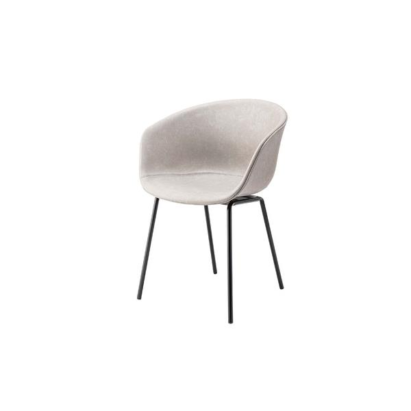 グレーレザーアームチェア　イルカの灰色 セイルチェア フォグベース／フォグアジャスタブルアーム