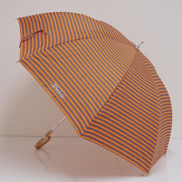 【未使用品】ポロラルフローレン ロゴ総柄 長傘 オレンジ 60cm 楽天市場】ポロ ラルフローレン 雨傘 長傘 傘 レディース