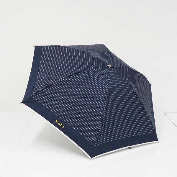 POLO RALPH LAUREN ポロラルフローレン 折りたたみ日傘 USED美品 晴雨