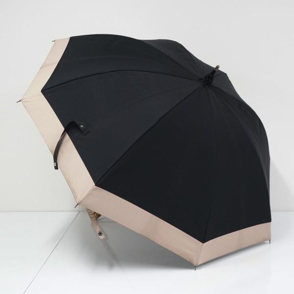 日傘 サンバリア100 完全遮光日傘 USED美品 ブラック ピンク コンビ M