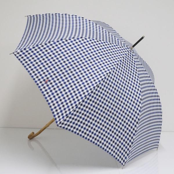 百貨店購入・新品未使用【POLO RALPH LAUREN】長傘ブルーチェック 百貨店購入・新品未使用【POLO RALPH LAUREN】長傘ブルー