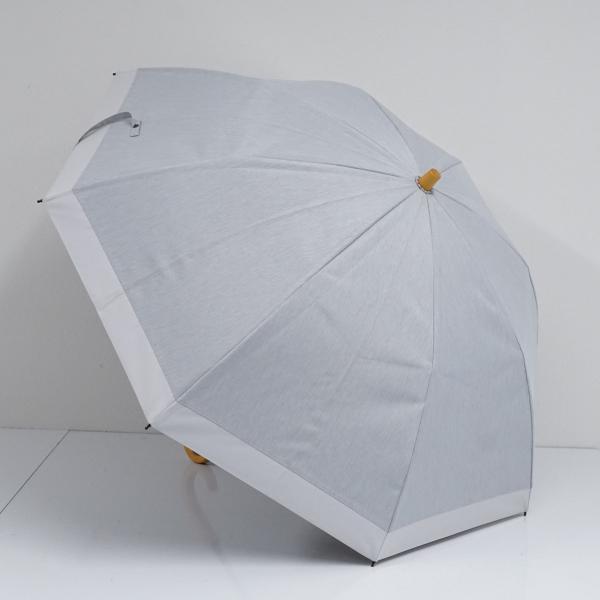 サンバリア 100 折りたたみ 日傘 2段折 moku グレー サンバリア100