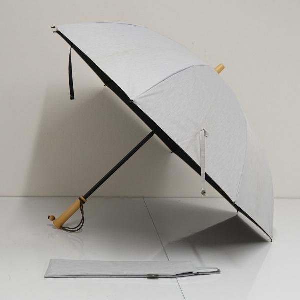 完売品　新品　サンバリア100 日傘　2段折　完全遮光　moku グレー 2段折 大判 / moku | 完全遮光日傘｜サンバリア100
