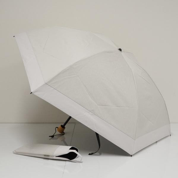 サンバリア100 完全遮光折日傘 USED美品 3段折 コンビmoku グレー