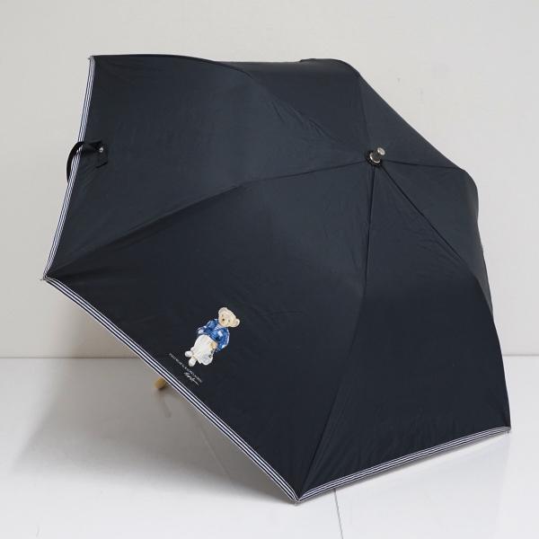 【未使用品】ポロラルフローレン ポロベア 晴雨兼用 ショート傘 日傘 ブラック POLO RALPH LAUREN 折りたたみ日傘 ポロラルフローレン USED品