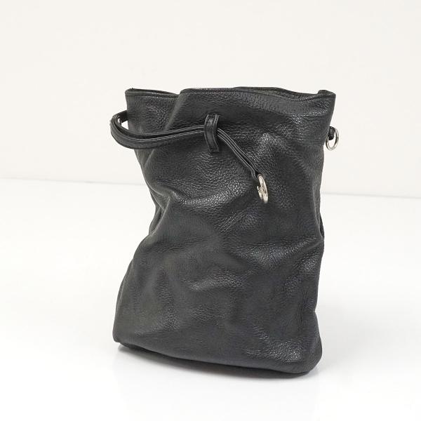 【ほぼ未使用品】HERGOPOCH エルゴポック 巾着ポーチ ソフトシュリンクレザー 巾着ポーチ | TC-DP | エルゴポック公式