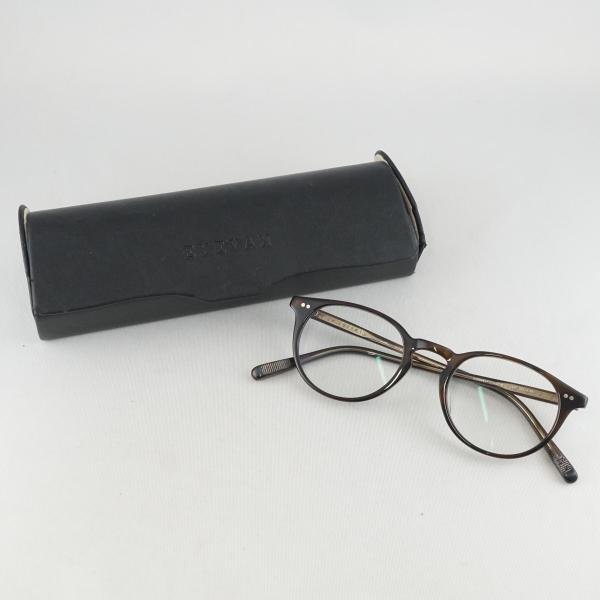 眼鏡 EYEVAN アイヴァン LOEWY 47 OLB USED美品 ブラウン ユニセックス