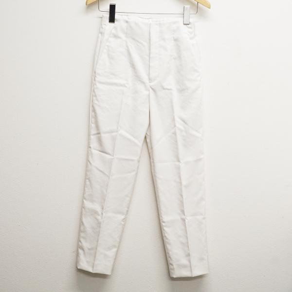 【５万定価】ユナイテッドアローズ ワイドリネンパンツ　厚手　日本製　白　Lサイズ UNITED ARROWS（ユナイテッドアローズ） 【新品】UNITED ARROWS スリム