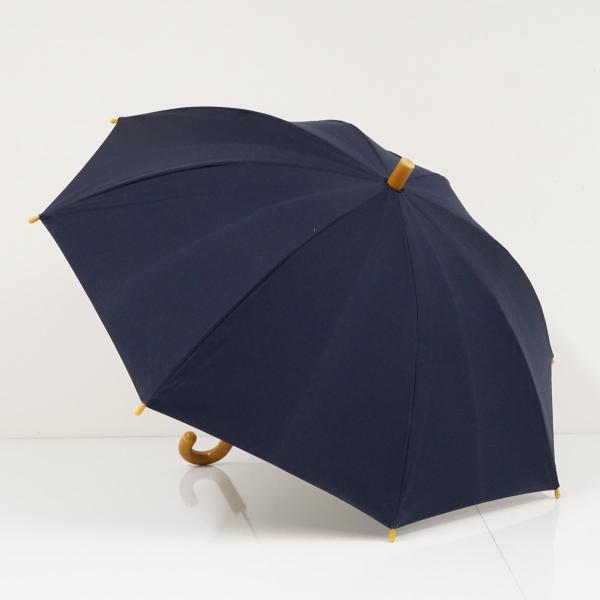 完全遮光日傘 芦屋ロサブラン USED品 キッズ用 プレーン ネイビー 晴雨
