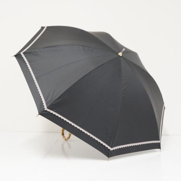 日傘 前原光榮商店 USED美品 晴雨兼用 ブラック レース レディース