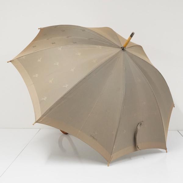 BURBERRY（バーバリー） 傘 USED品 紳士傘 ベージュ ジャカード ホース