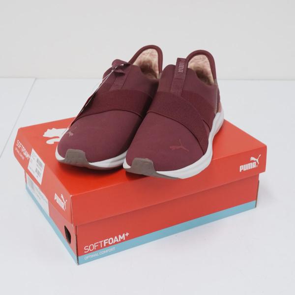 【新品】PUMA プーマ プラウル 3 EASE IN SD LGR ハンズフリースリッポン ウィメンズ 23.5cm RUBY SHIMMER スニーカー X1149