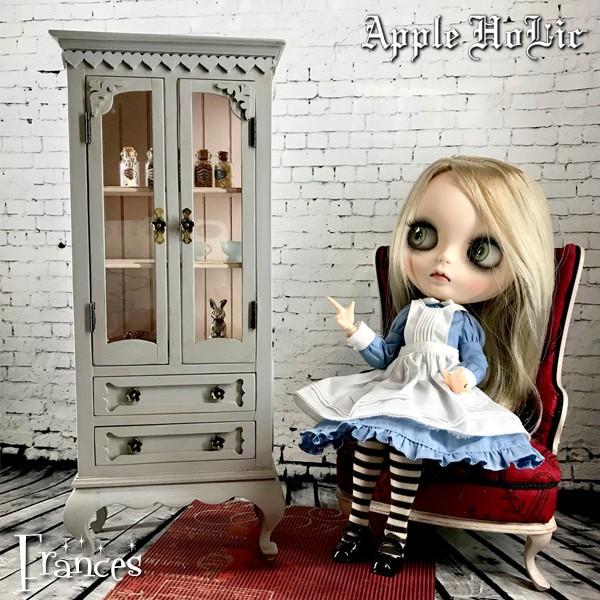 ドール グラスカップボード Frances・フランシス ブライス サイズ 1/6