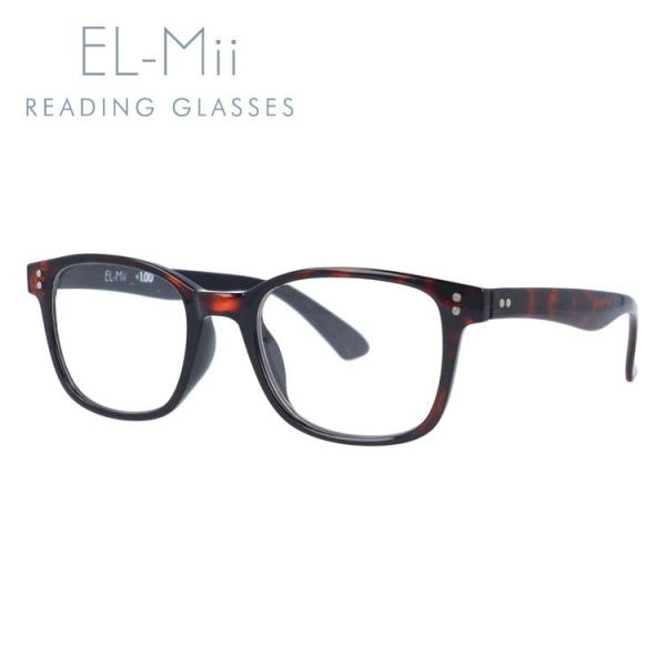 老眼鏡 リーディンググラス シニアグラス おしゃれ メガネ めがね EL-Mii エルミー EMR 3002-1 47 プレゼント ギフト