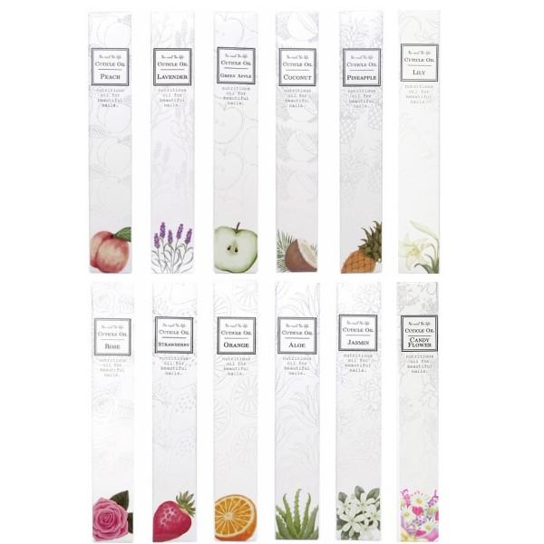 ■… 商 品 詳 細 …■ 商品名 ペン型キューティクルオイル 1本分 全15種 キューティクルオイル ペンタイプ(ネイルオイル 乾燥を防ぐネイル専用保湿オイル) 化粧品登録済・爪化粧料成分 ミネラルオイル(＋/−)香料紫201赤201緑2...