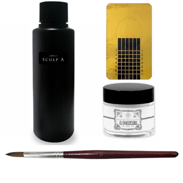 スカルプエース アクリルパウダー スカルプブラシ ネイルフォーム