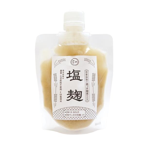 塩麹は、米麹に塩と水を加えて発酵・熟成させて作られる調味料。シンプルな材料だからこそ、原材料のこだわりが味を左右します。EM塩麹は、天然麹菌による発酵の力でお米の旨みと甘みが最大限に引き出され、自然のミネラル分を活かした国産天日塩「EMてぃ...