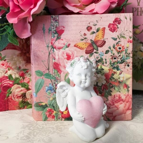ローズエンジェル ハート ローズ 天使 置物 オブジェ 薔薇とレースと天使のお店 Buyee Buyee Japanese Proxy Service Buy From Japan Bot Online