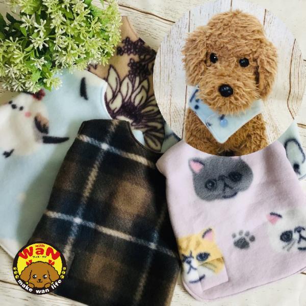 ゆきひな ハンドメイド 犬服 わんこ服 2段フレアバルーンワンピ