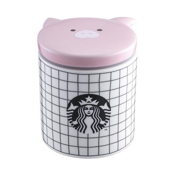 Starbucks スターバックス キャニスター Pink 台湾 海外限定 豚 コーヒー 保存容器 スタバ Jidus With Wrapp 通販 Yahoo ショッピング