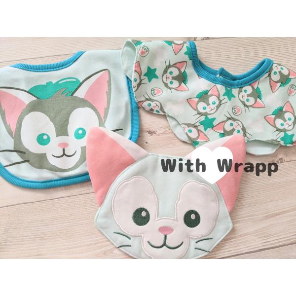 香港ディズニー ジェラトーニ スタイ よだれかけ まえかけ 出産祝い