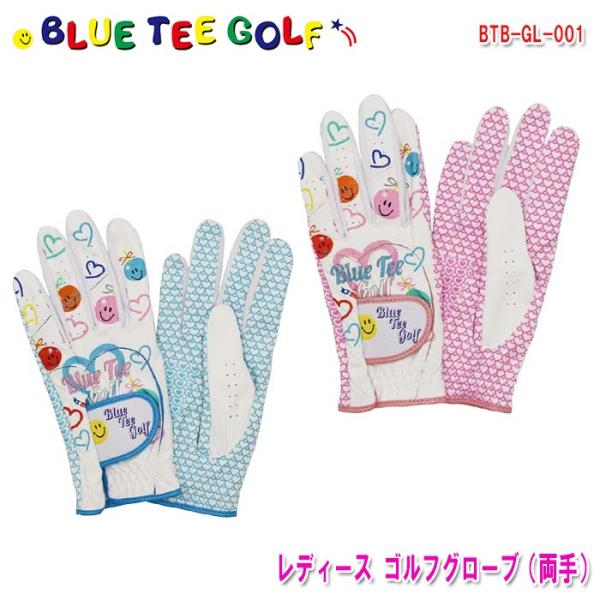 ブルーティーゴルフ レディース ゴルフグローブ(両手組) BLUE TEE GOLF GL-001