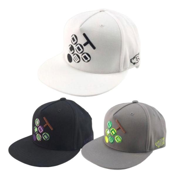 ■DOCUS DCCP739 BUDO FLAT Cap----------------------------------------------フルーツのぶどうの粒に「DOCUS」の文字を忍ばせた、遊び心あふれるデザインのキャップ。&l...