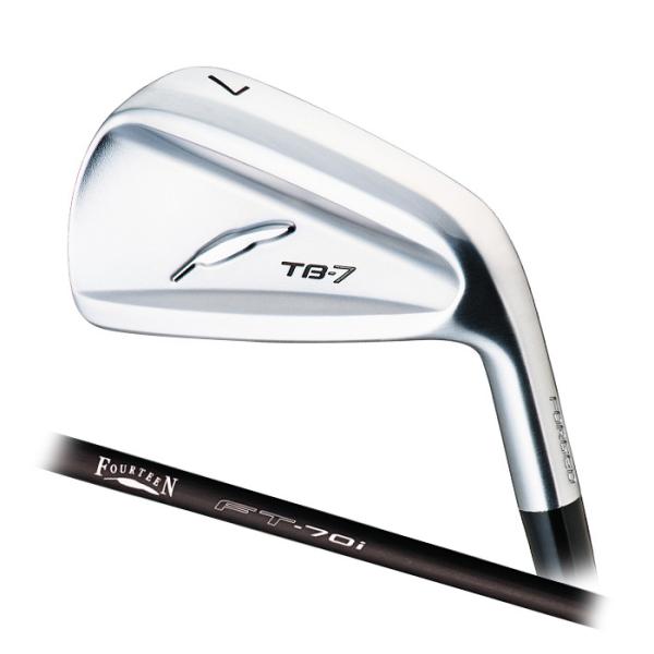 (メーカーカスタム)FOURTEEN フォーティーン TB-7 FORGED アイアン FT-70i カーボンシャフト 7I~PW(4本セット)