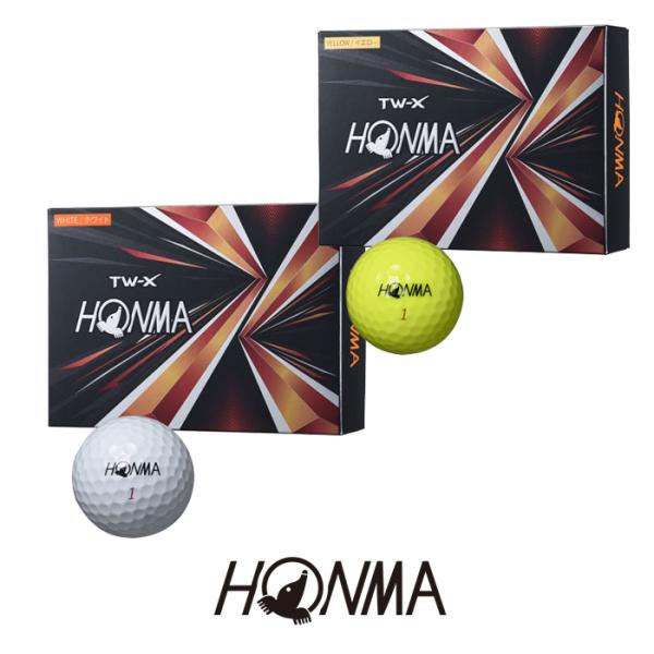 ホンマゴルフ HONMA GOLF NEW TW-X ゴルフボール 1ダース 12球 BT-2102 2022年 本間 ホンマゴルフ HONMA GOLF NEW TW-X ゴルフボール 1ダース 12球 BT-2102 2022年 本間
