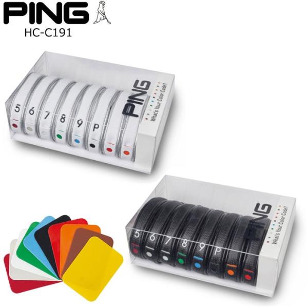 PING ピン カラーコード ブラック アイアンカバー 8個セット PING ピンゴルフ COLOR CODE IRON COVER SET カラーコード