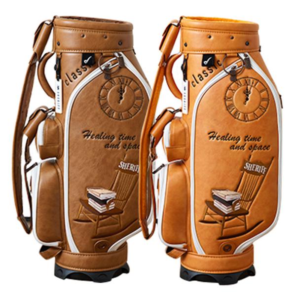 シェリフ ゴルフ SHERIFF SFC-014 スタンダードモデル クラッシック キャディバッグ 9インチ ゴルフ バッグ